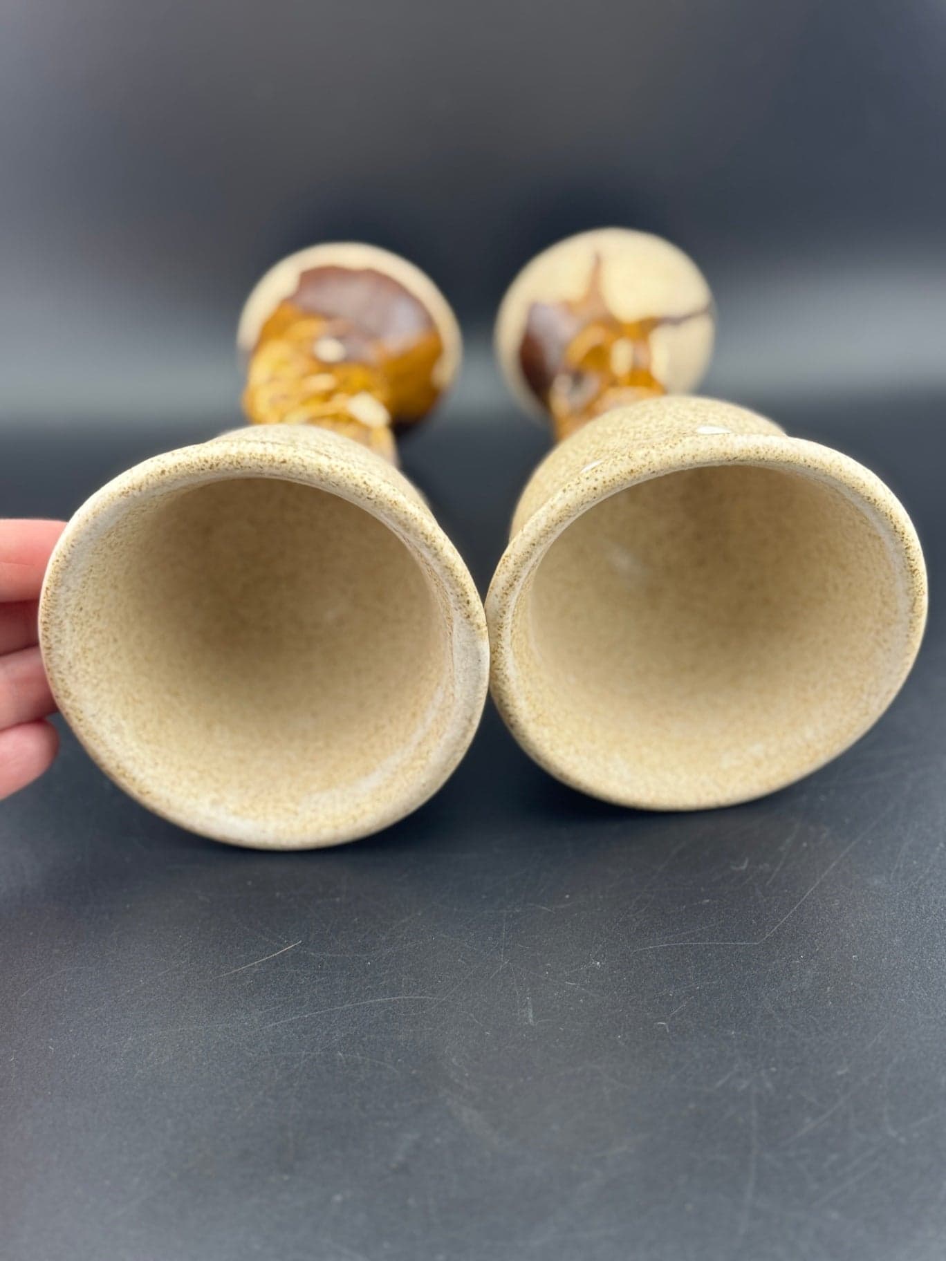 Pottery Wine Goblets - Thumbnail 5