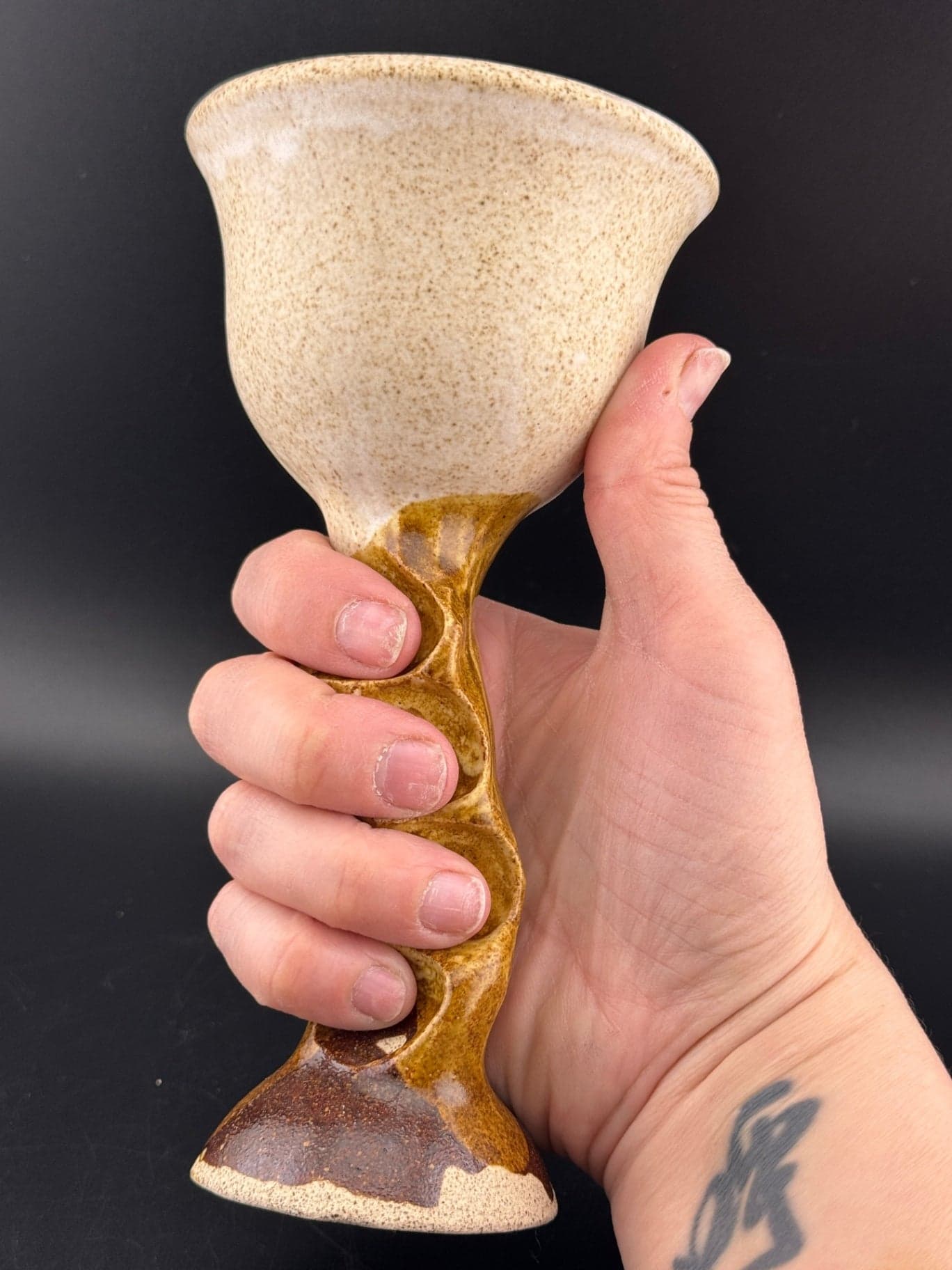 Pottery Wine Goblets - Thumbnail 7