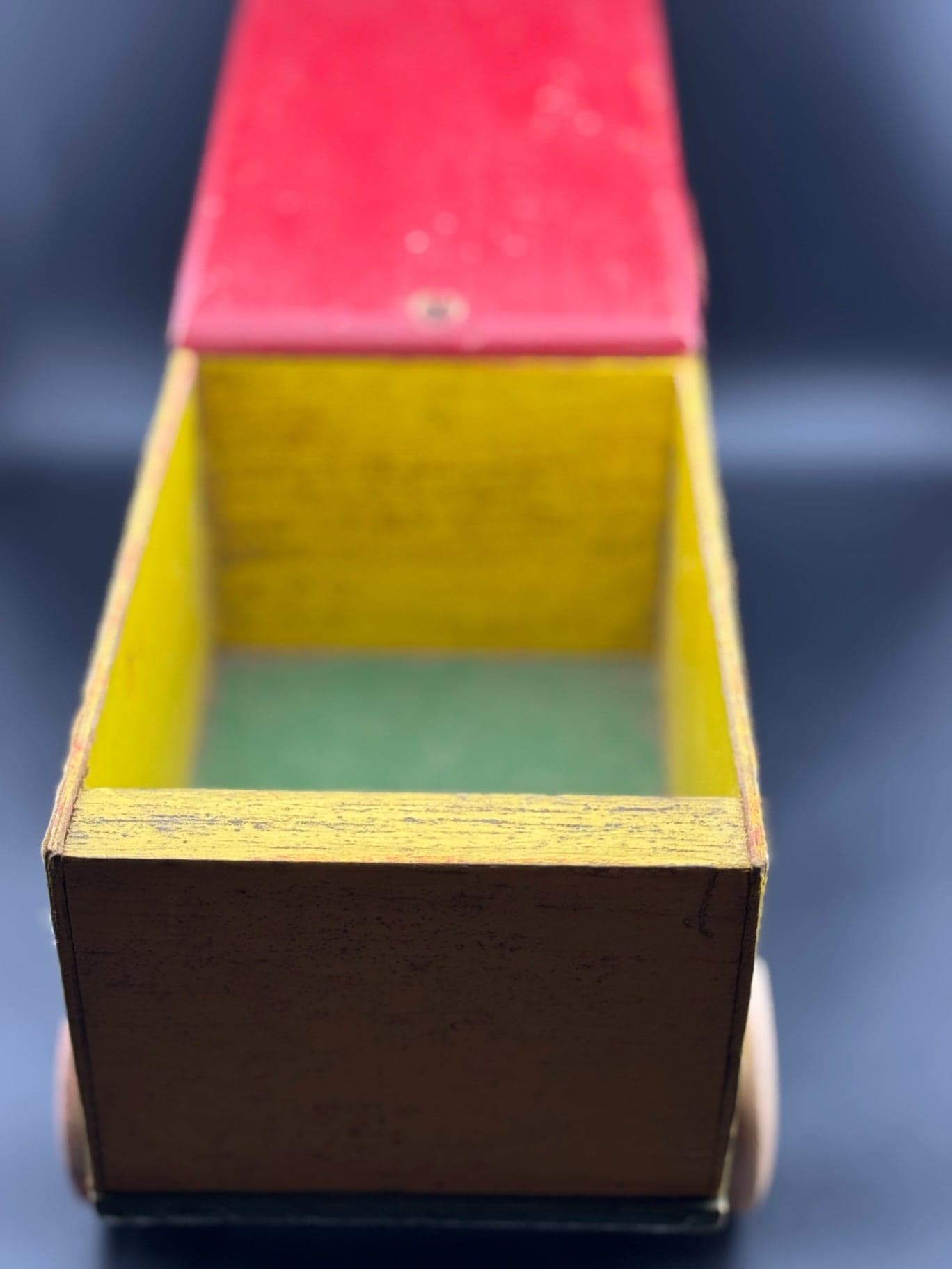 Vintage Wood Toy Truck - Thumbnail 3