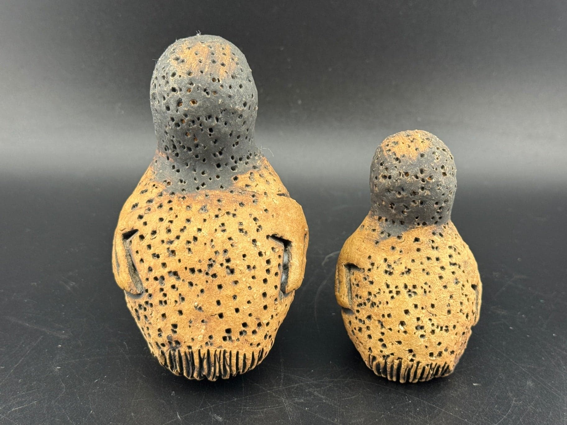Pair of Signed Studio Pottery Ducks - Thumbnail 4