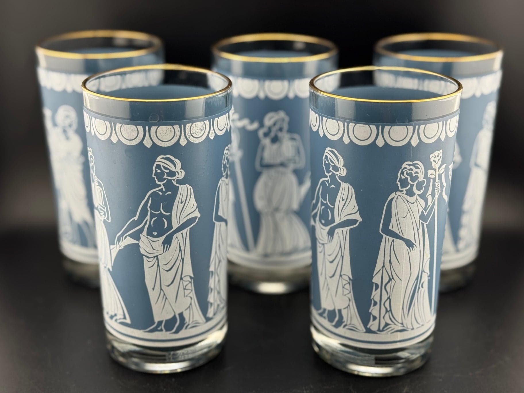 5VTG JeanetteJasperwareHellenicTumblers - Image 1