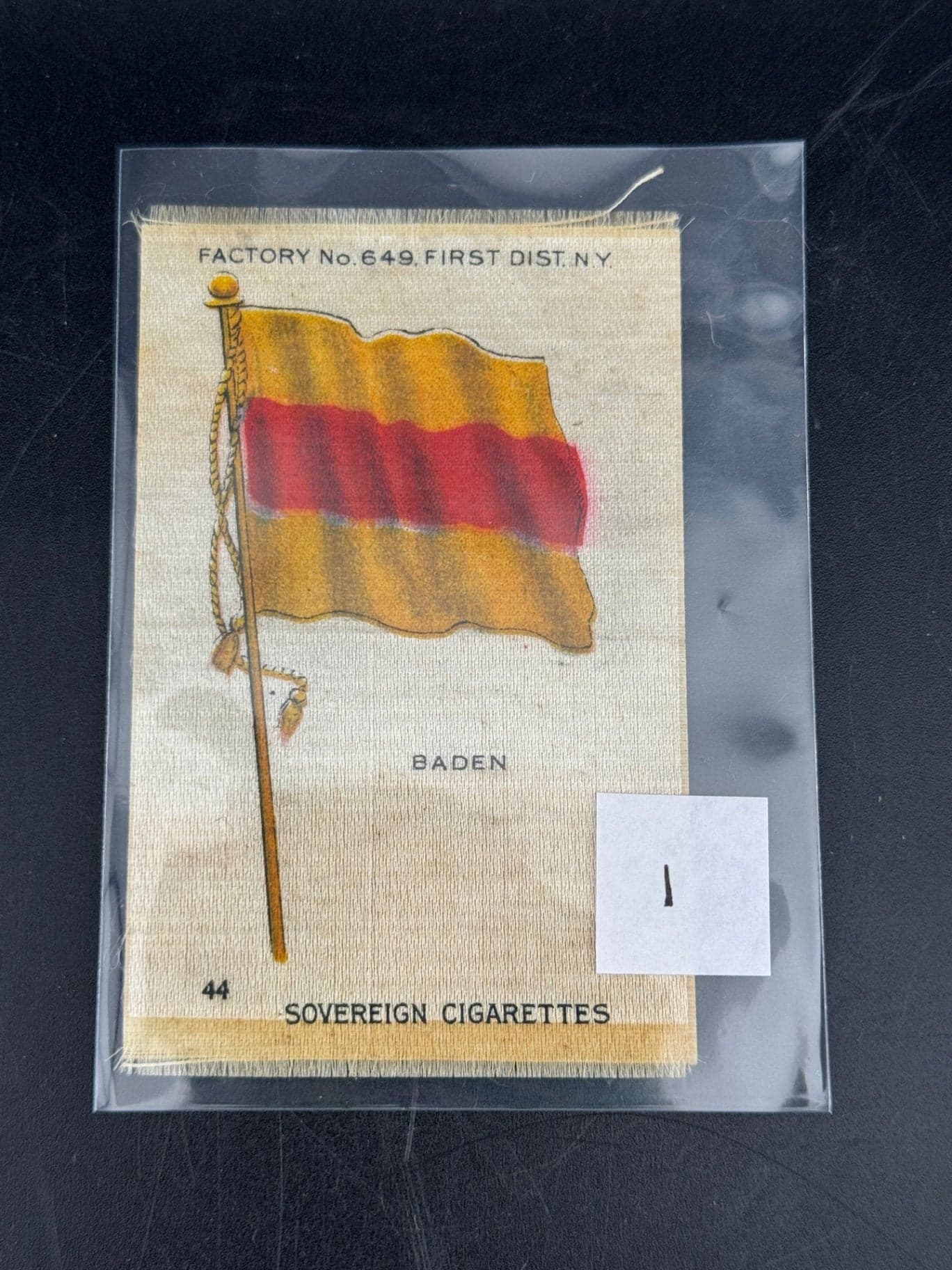 Assorted Flags Antique Cigarette Silks - Image 1
