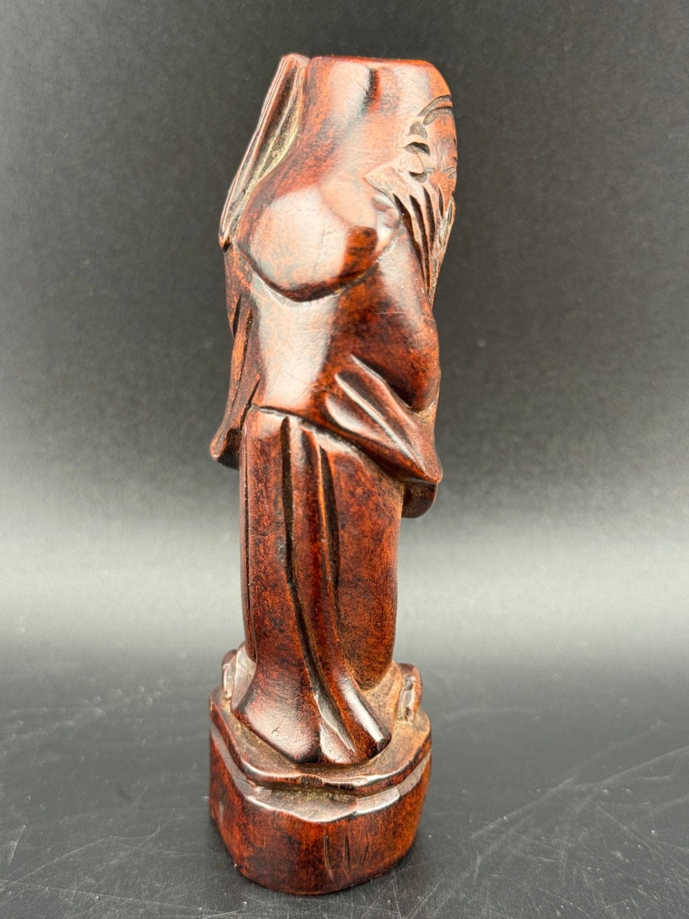 Wood Figurine of Shou Xing - Thumbnail 5