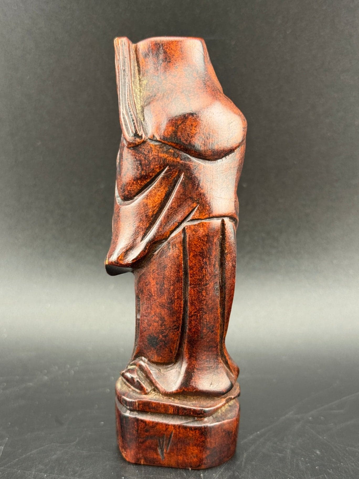 Wood Figurine of Shou Xing - Thumbnail 4