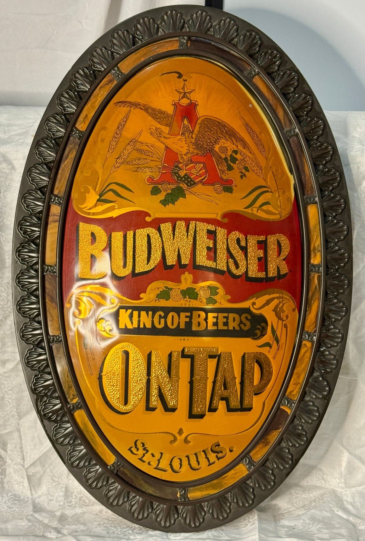 Vintage Budweiser Sign - Image 1
