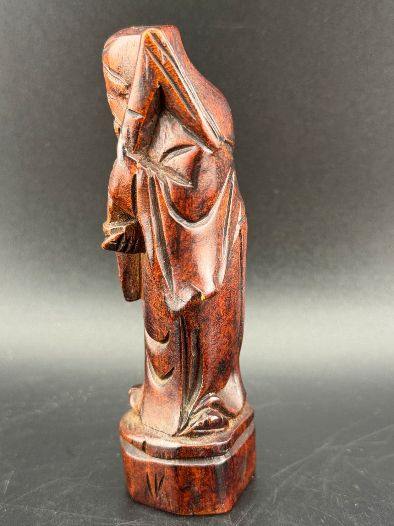 Wood Figurine of Shou Xing - Thumbnail 3