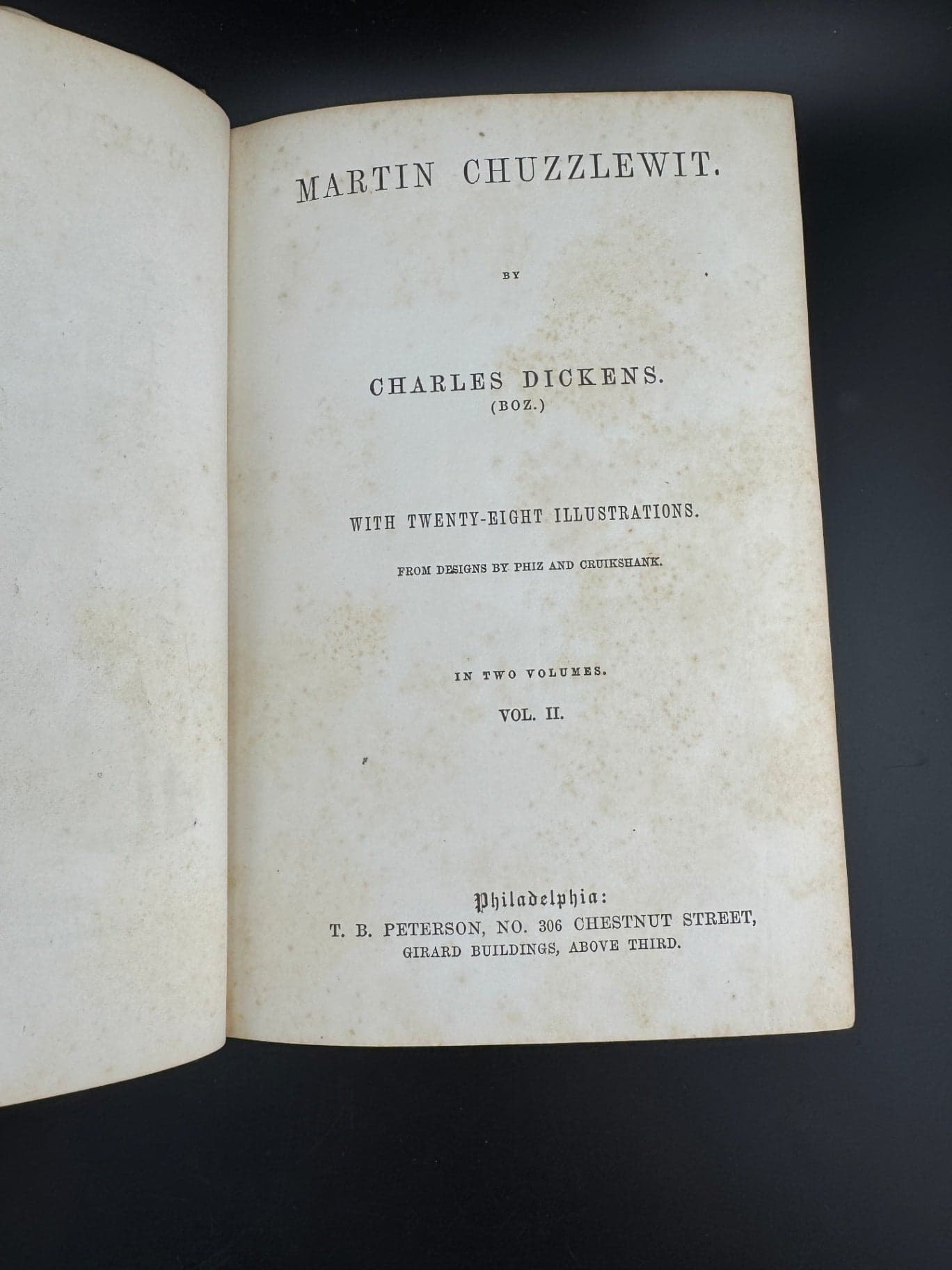 Charles Dickens Martin Chuzzlewit Vol II - Thumbnail 8