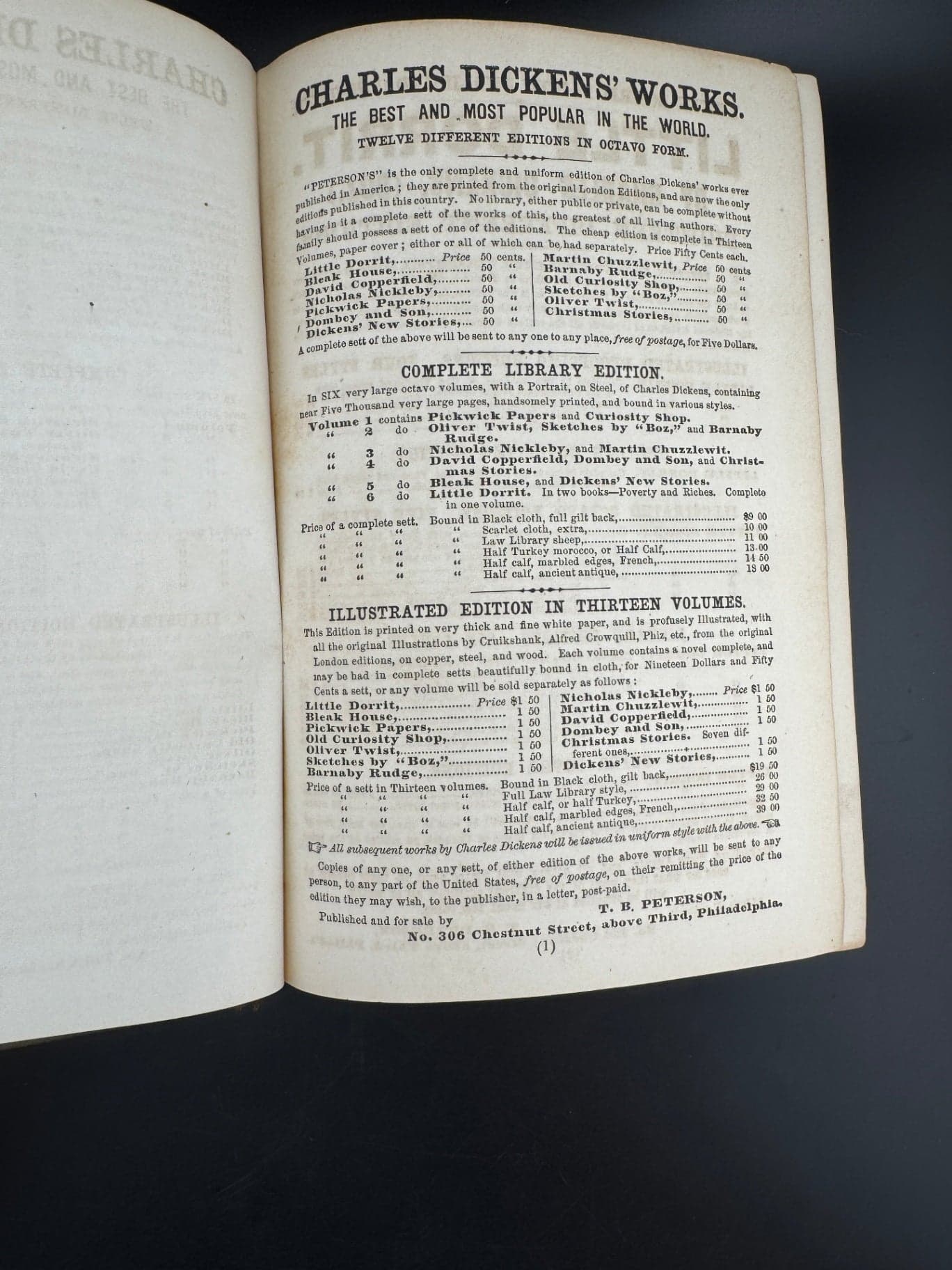 Charles Dickens Martin Chuzzlewit Vol I - Thumbnail 6