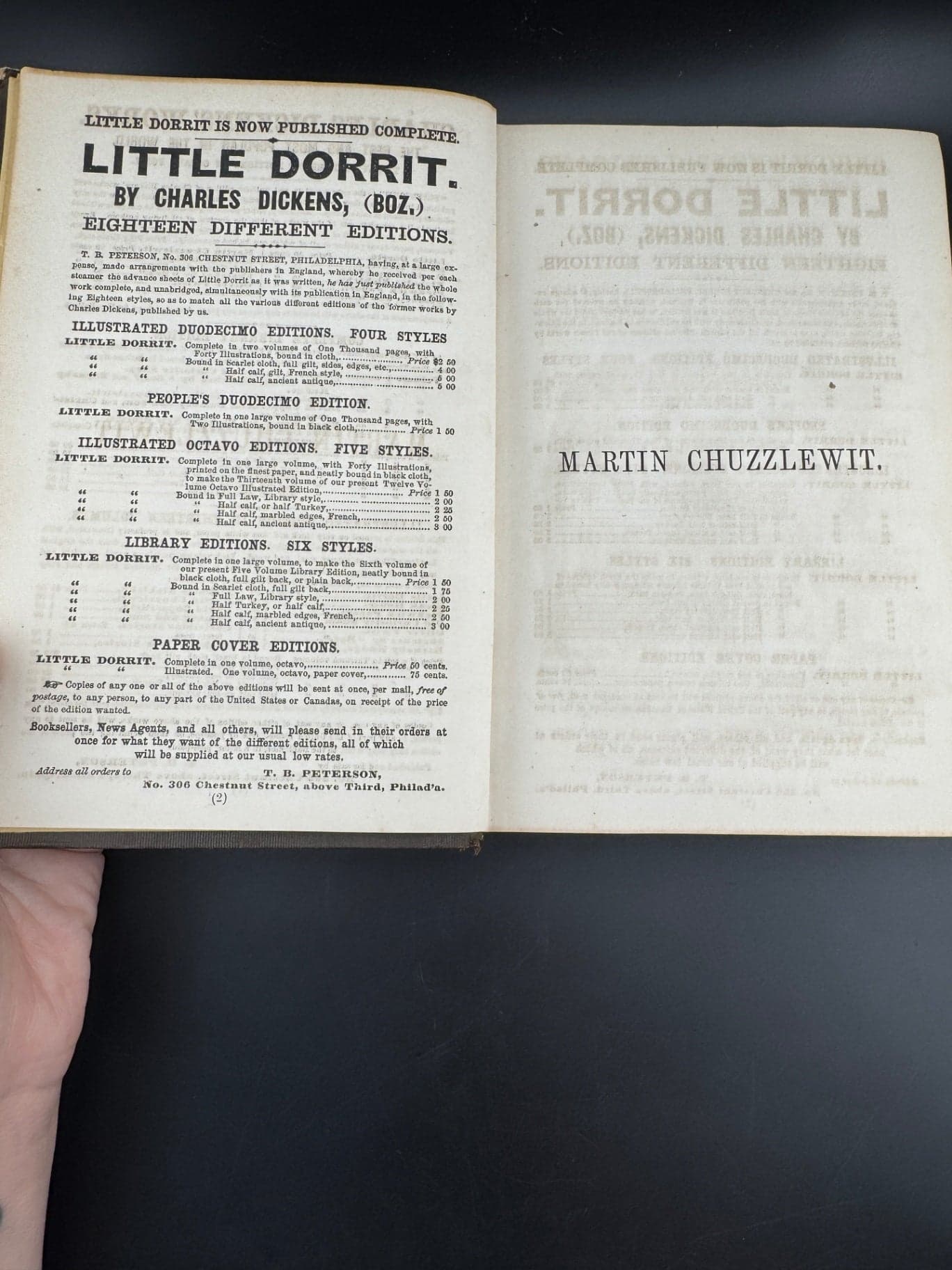 Charles Dickens Martin Chuzzlewit Vol I - Thumbnail 7