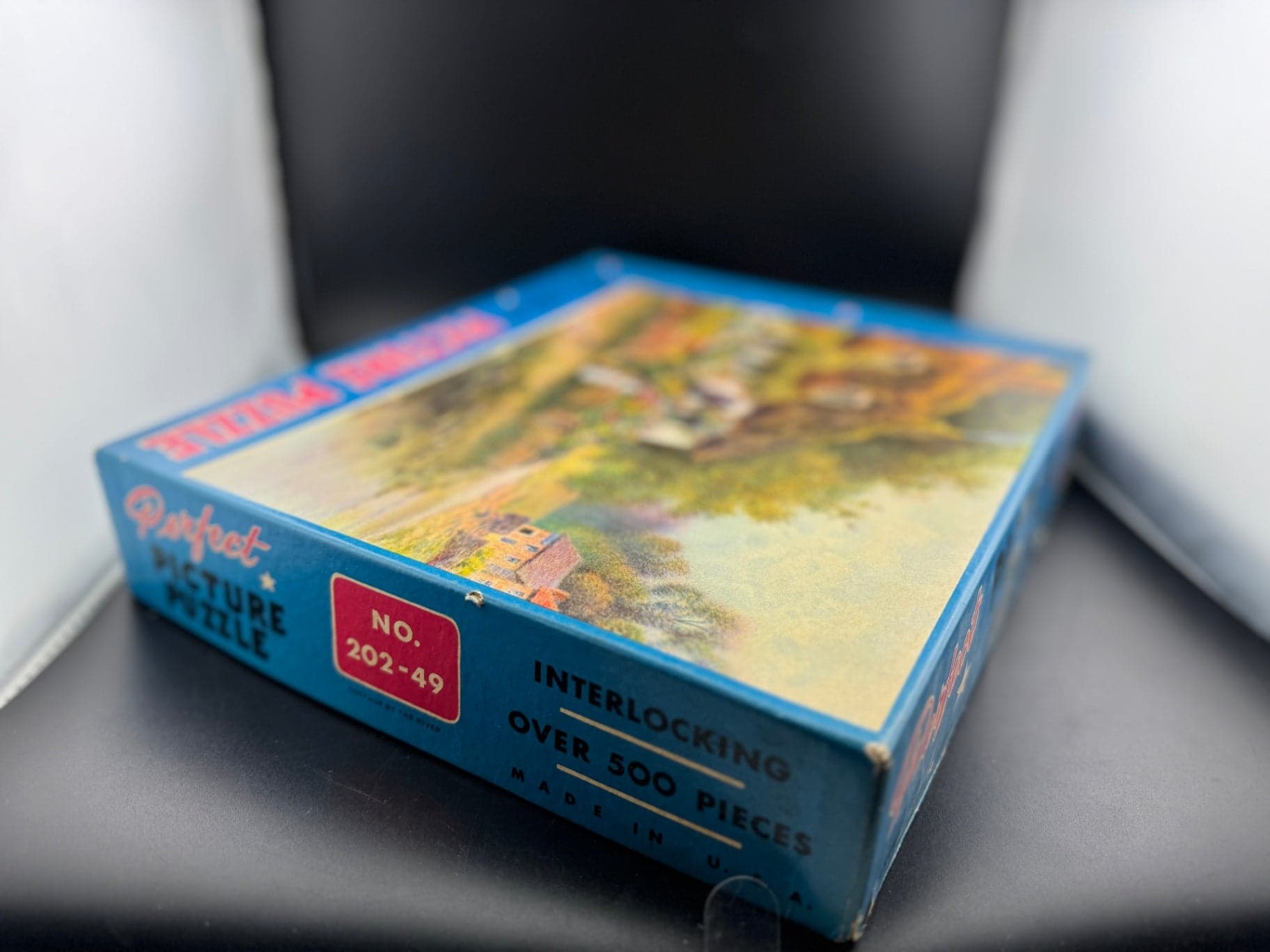 VTG Perfect Pic Puzzle Cottage by the River - Thumbnail 4