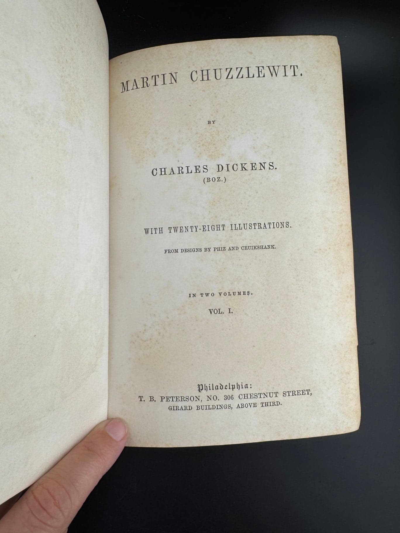 Charles Dickens Martin Chuzzlewit Vol I - Thumbnail 10