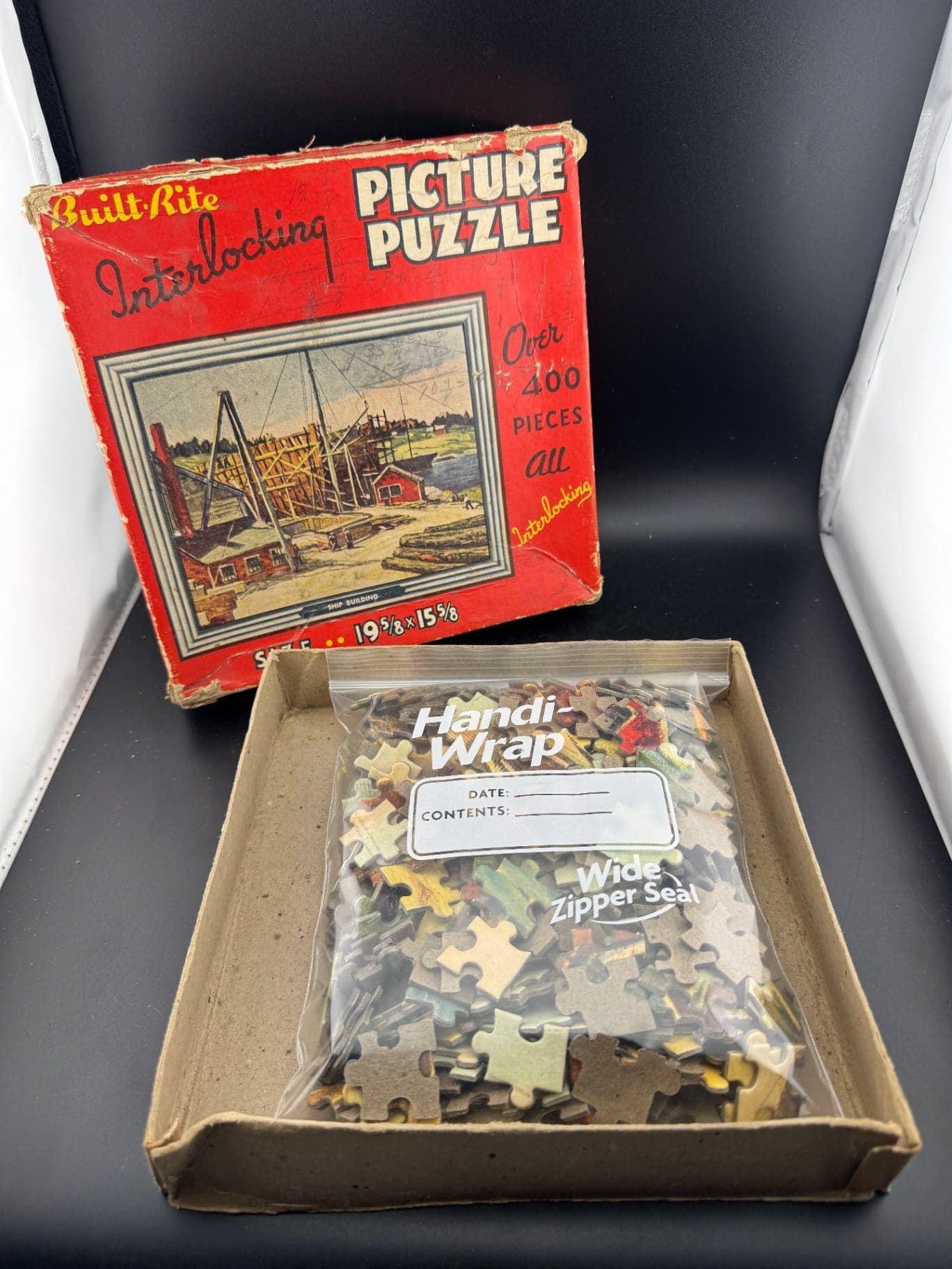 VTG Built-Rite Puzzle Ship Building - Thumbnail 5