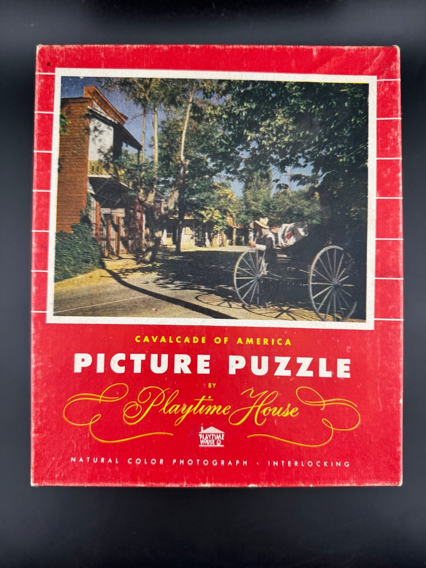 VTG Playtime House Puzzle Ghost Town - Image 1