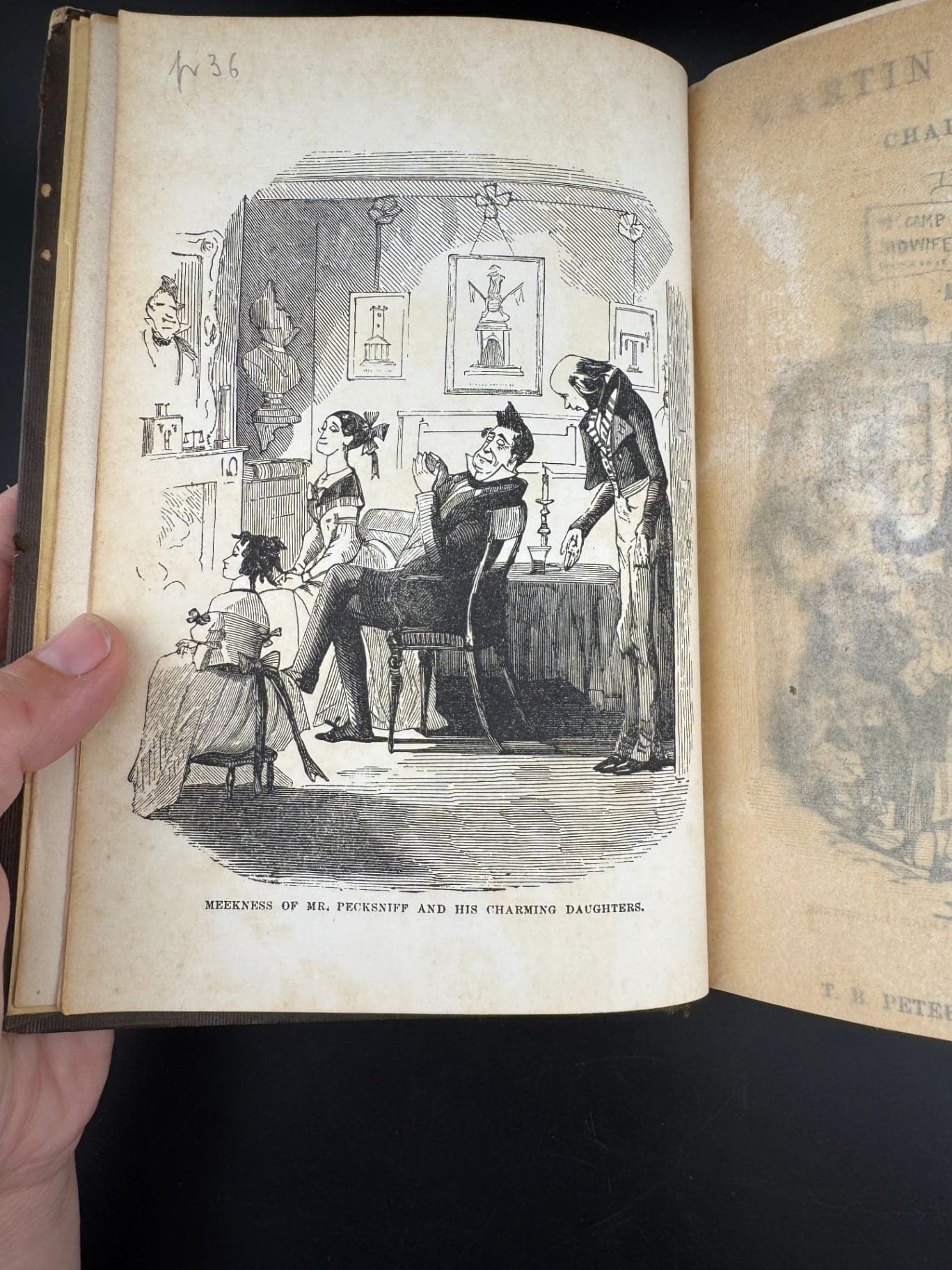 Charles Dickens Martin Chuzzlewit Vol I - Thumbnail 8