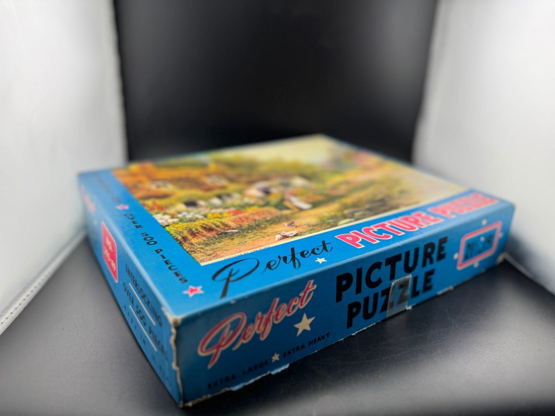 VTG Perfect Pic Puzzle Cottage by the River - Thumbnail 2
