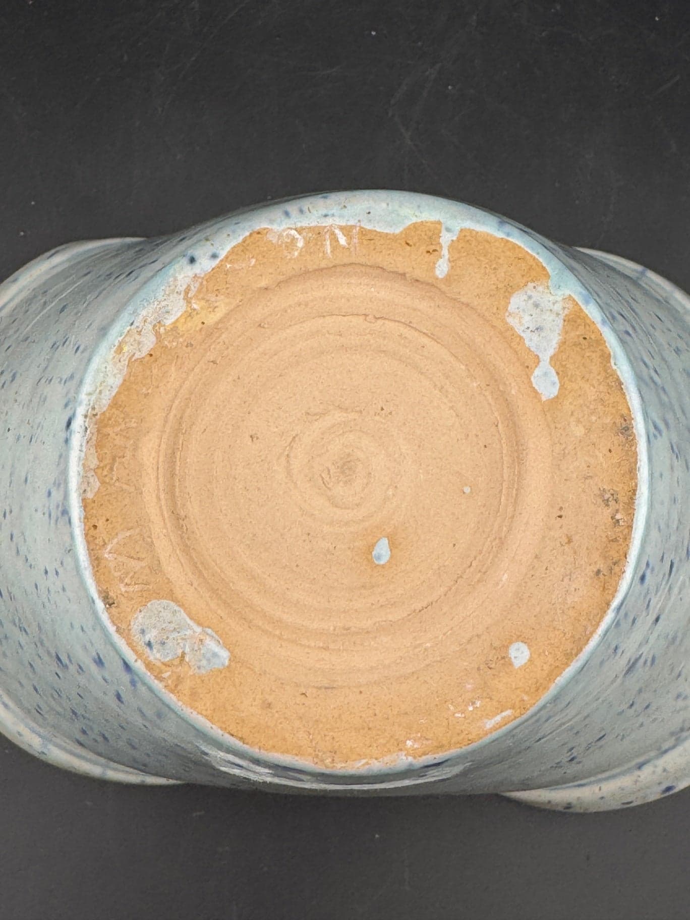 Blue Splatter Pottery Planter/Vase - Thumbnail 7