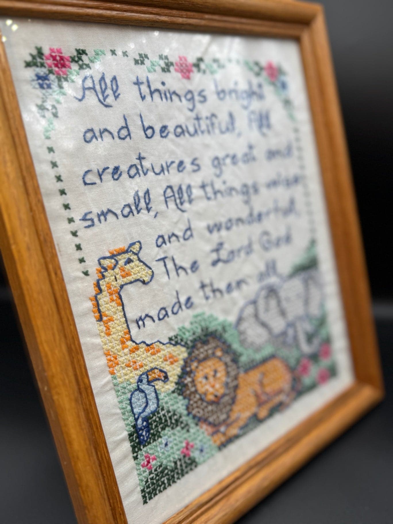Framed Nursery Cross Stitch - Thumbnail 7