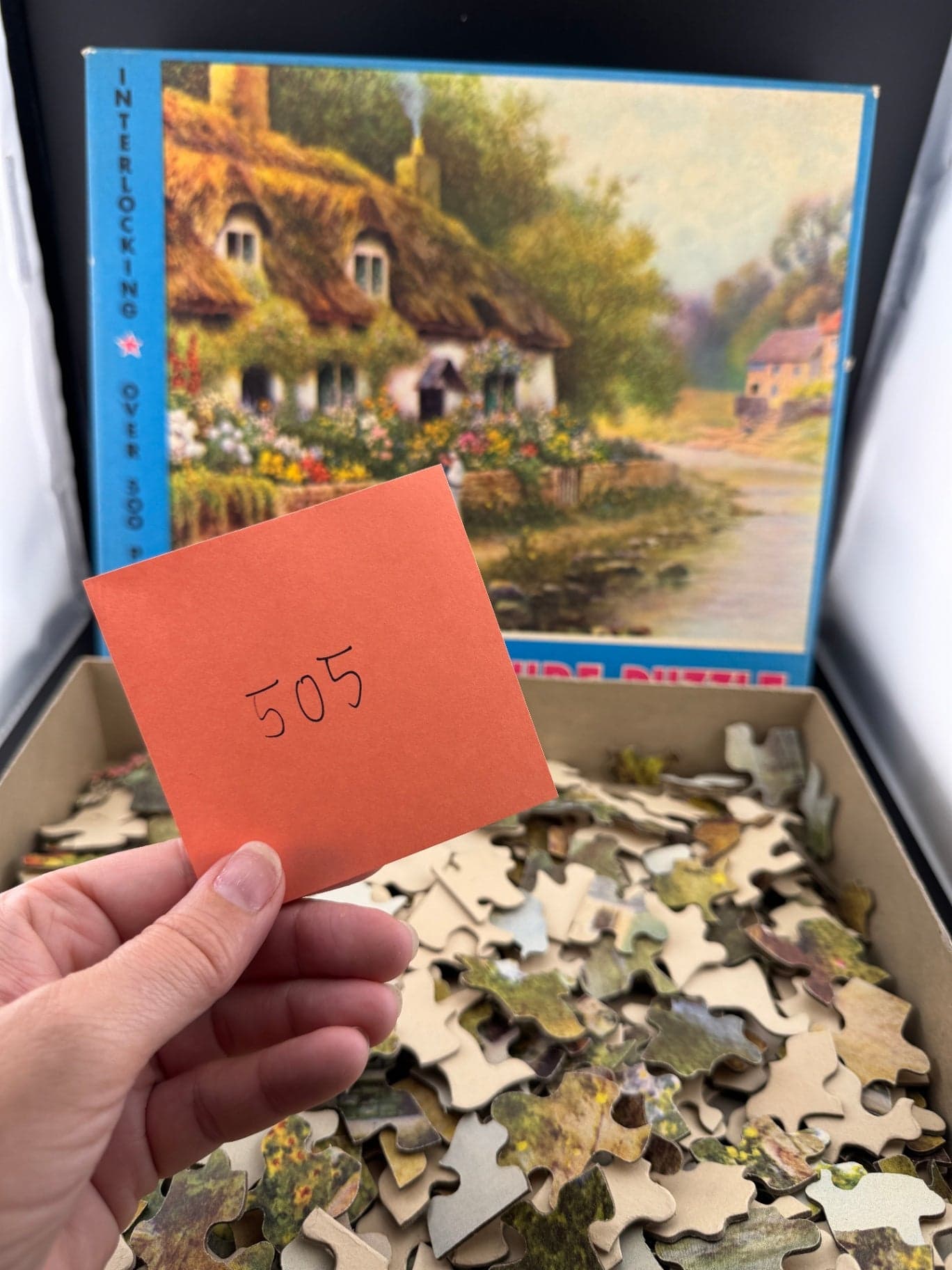 VTG Perfect Pic Puzzle Cottage by the River - Thumbnail 7
