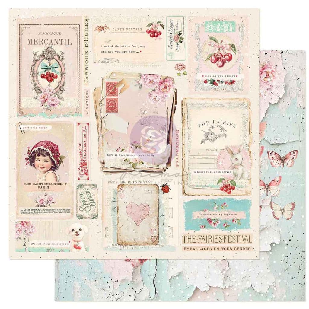Cherry Sweet Collection 12x12 Sheet - A Never Ending Daydream - Image 1