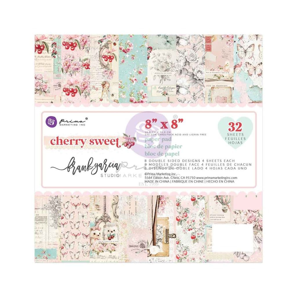 Cherry Sweet Collection 8x8 Paper Pad - Image 1