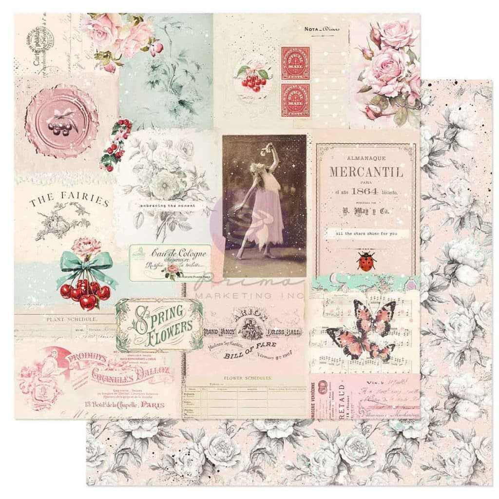 Cherry Sweet Collection 12x12 Sheet - All The Stars Shine For You - Image 1