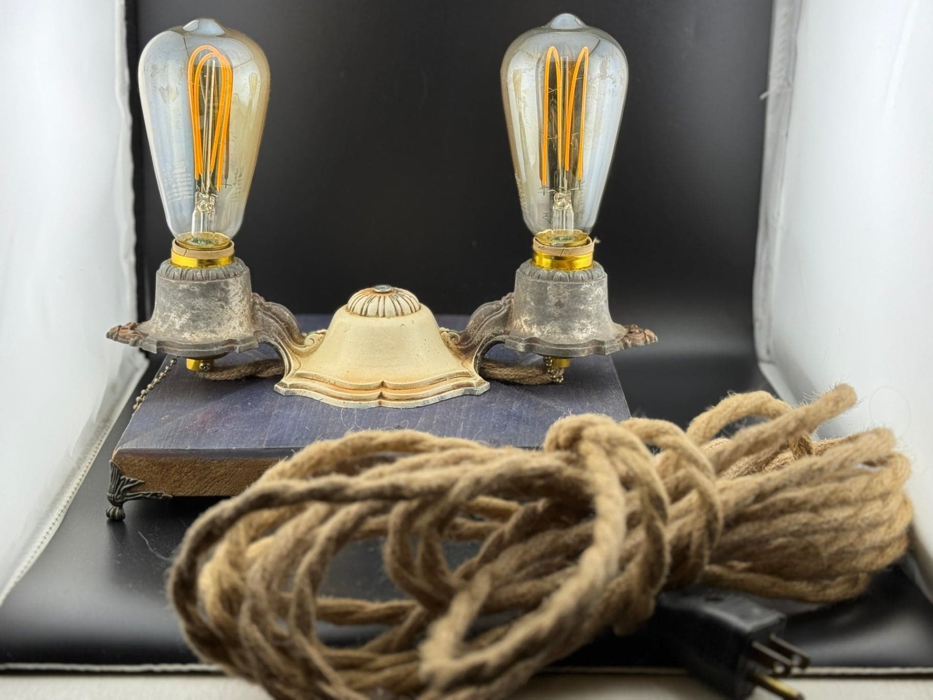 Handmade VTG Style Sconce - Image 1
