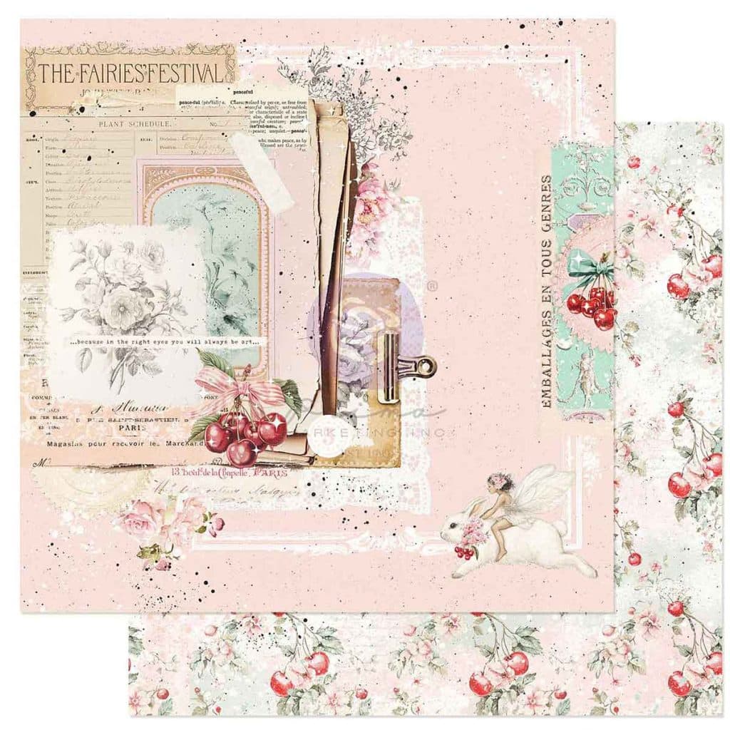 Cherry Sweet Collection 12x12 Sheet - In A Daydream - Image 1