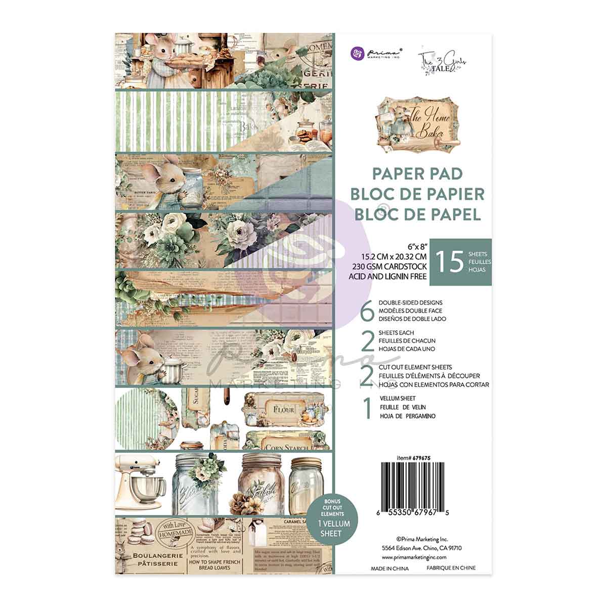 The Home Baker Collection 6x8 Paper Pad - Image 1