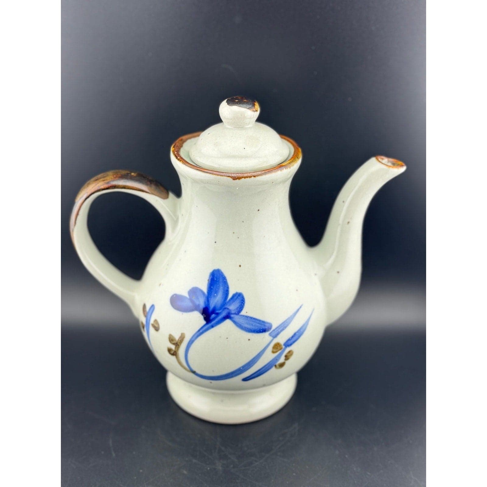 Vintage Mexican Pottery Teapot - Thumbnail 2