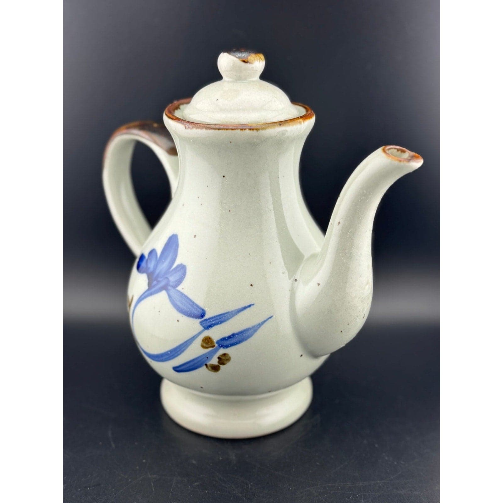 Vintage Mexican Pottery Teapot - Thumbnail 3