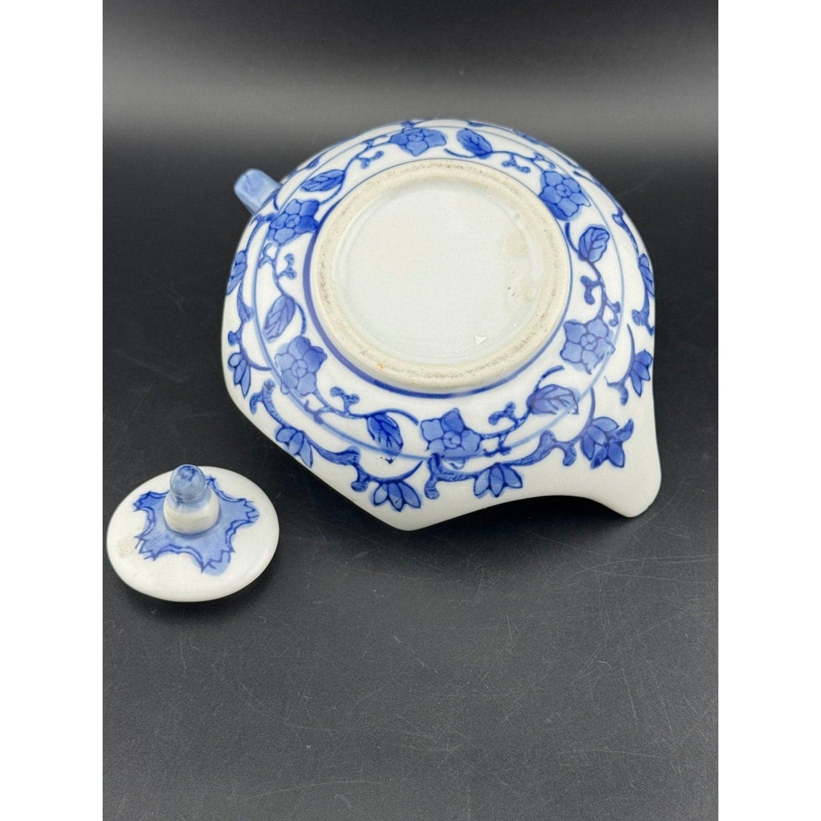 Vintage Miniature Hexagon Shaped Teapot - Thumbnail 7