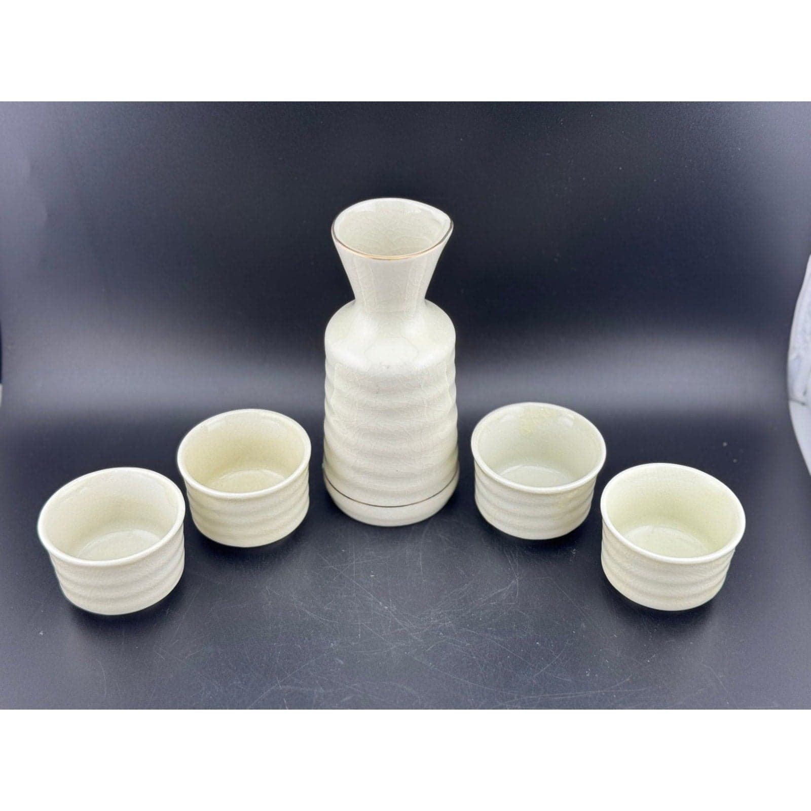 Vintage OMC Sake Set, Guilded Grouse - Thumbnail 4
