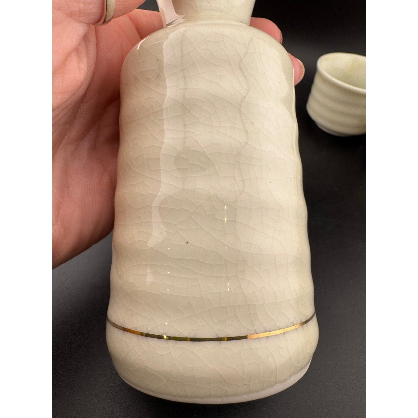 Vintage OMC Sake Set, Guilded Grouse - Thumbnail 6