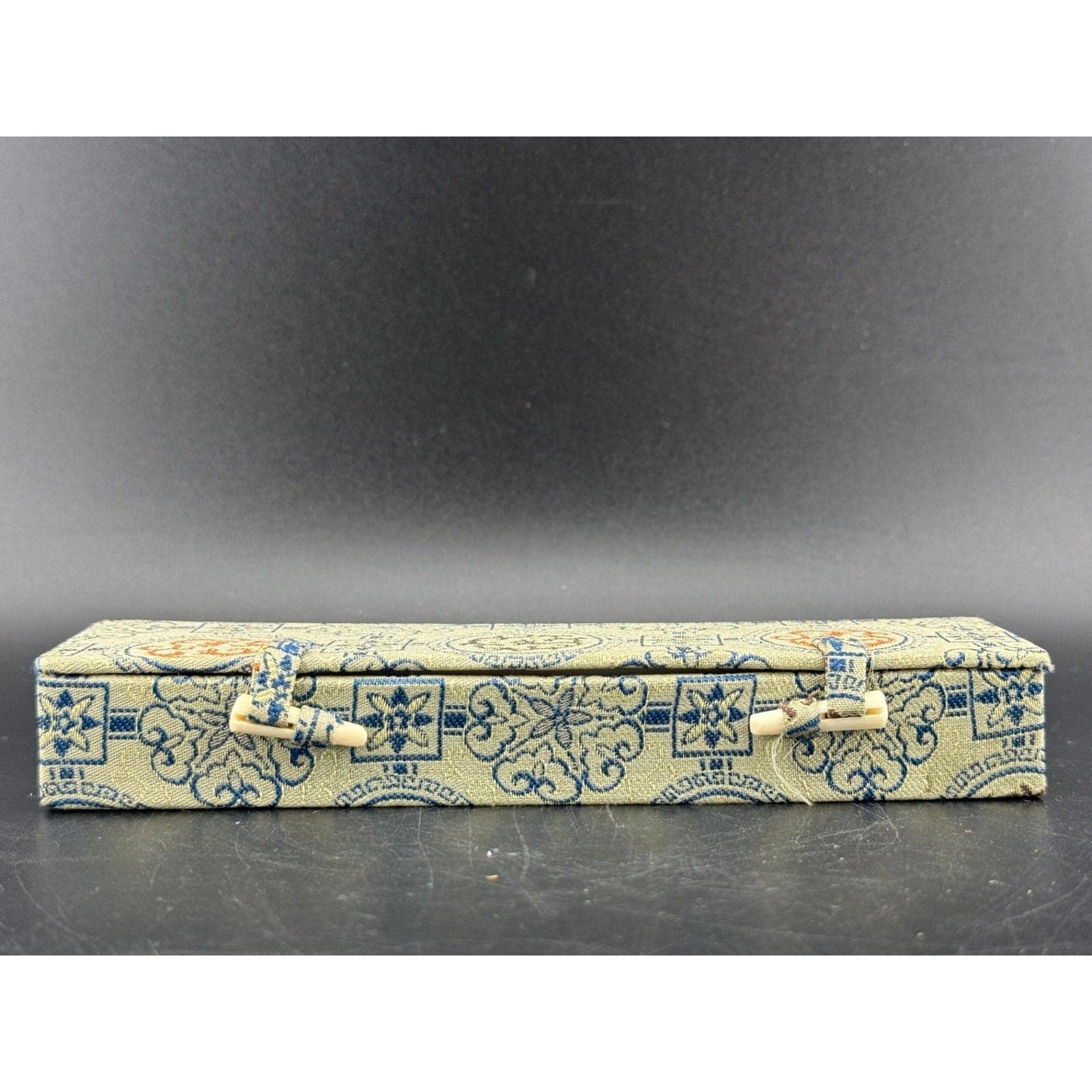 Vintage Asian Fabric Pen/Brush Case - Thumbnail 2