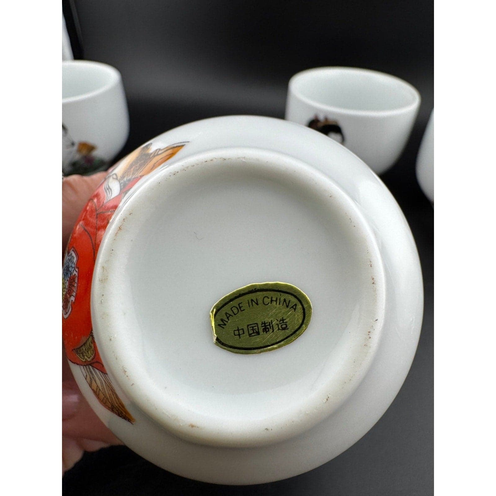 Geisha Tea Set - Teapot with Four Cups - Thumbnail 10
