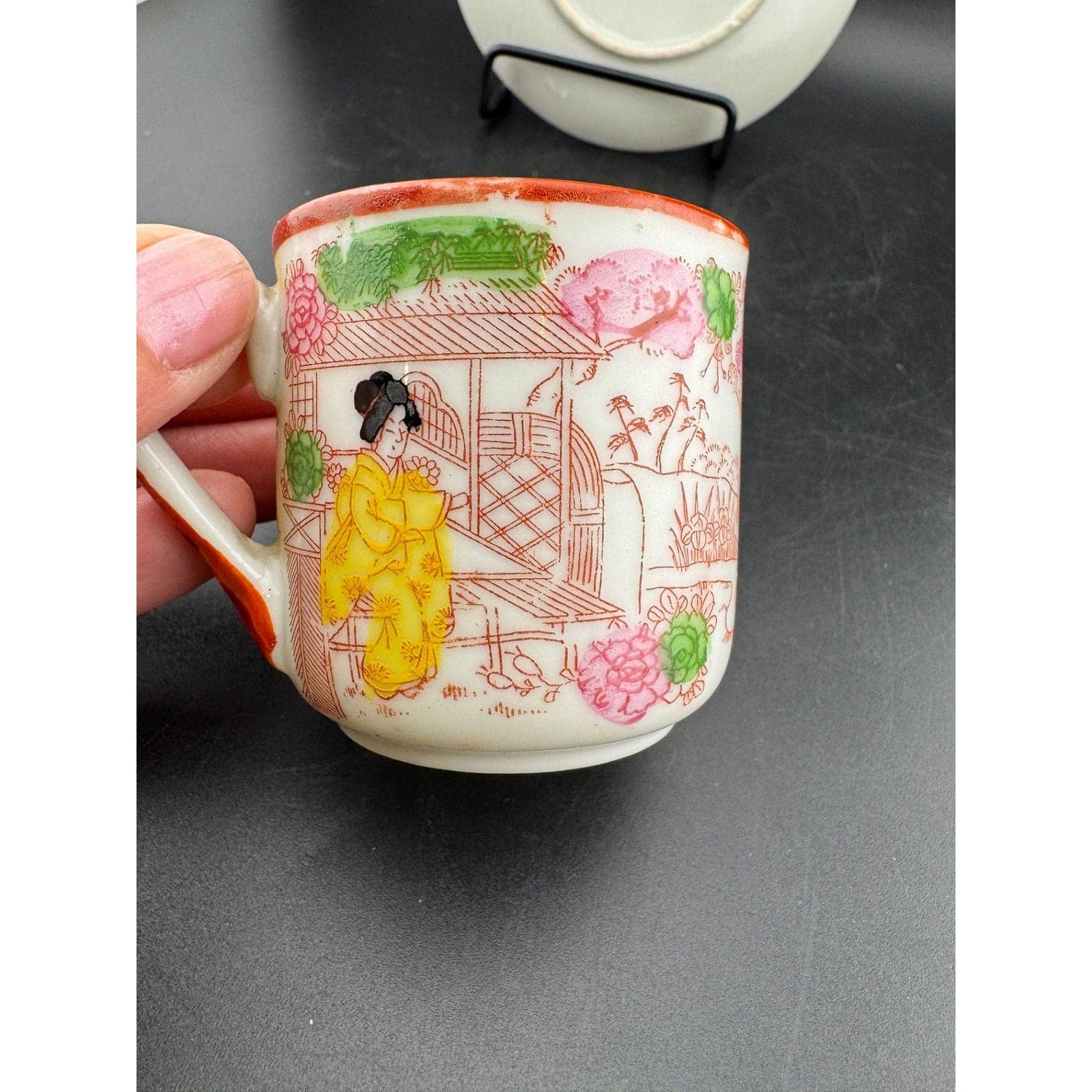 Vintage Japanese Cup & Saucer - Thumbnail 5