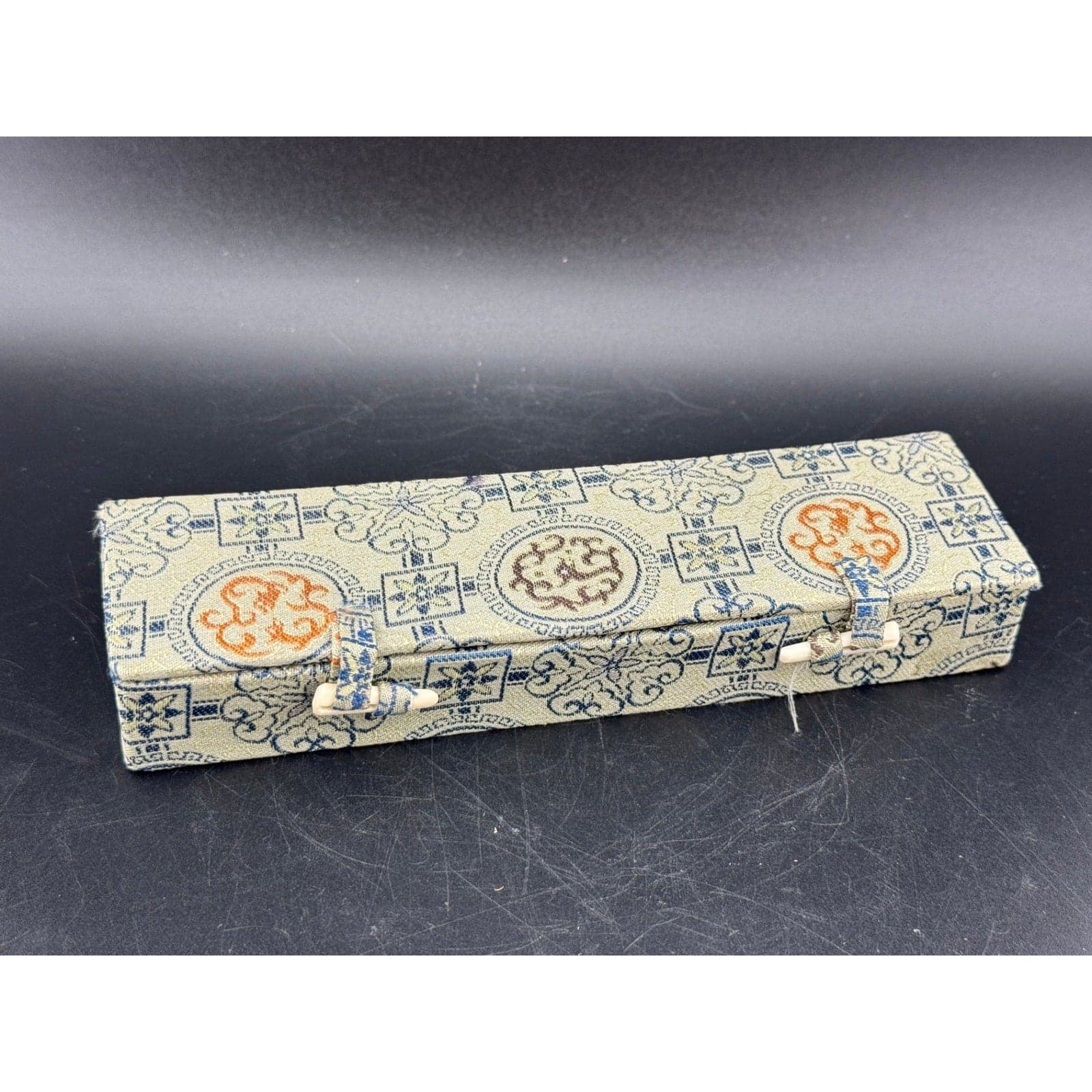 Vintage Asian Fabric Pen/Brush Case - Image 1