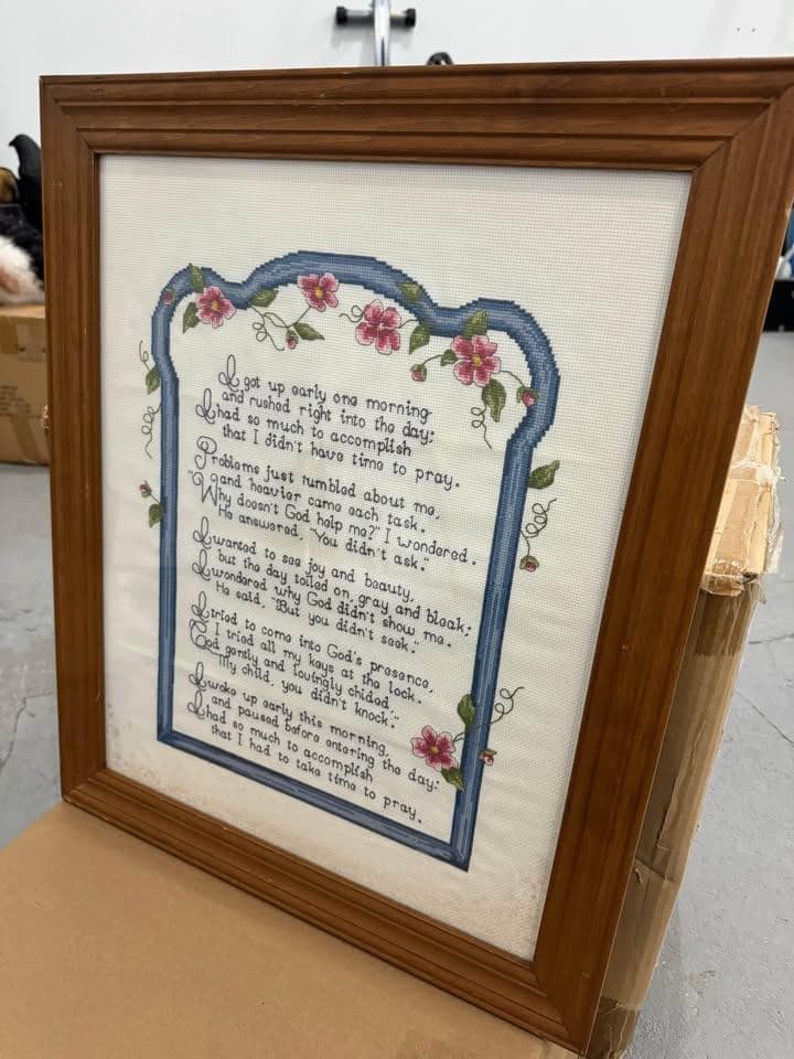 Prayer Cross Stitch - Thumbnail 2