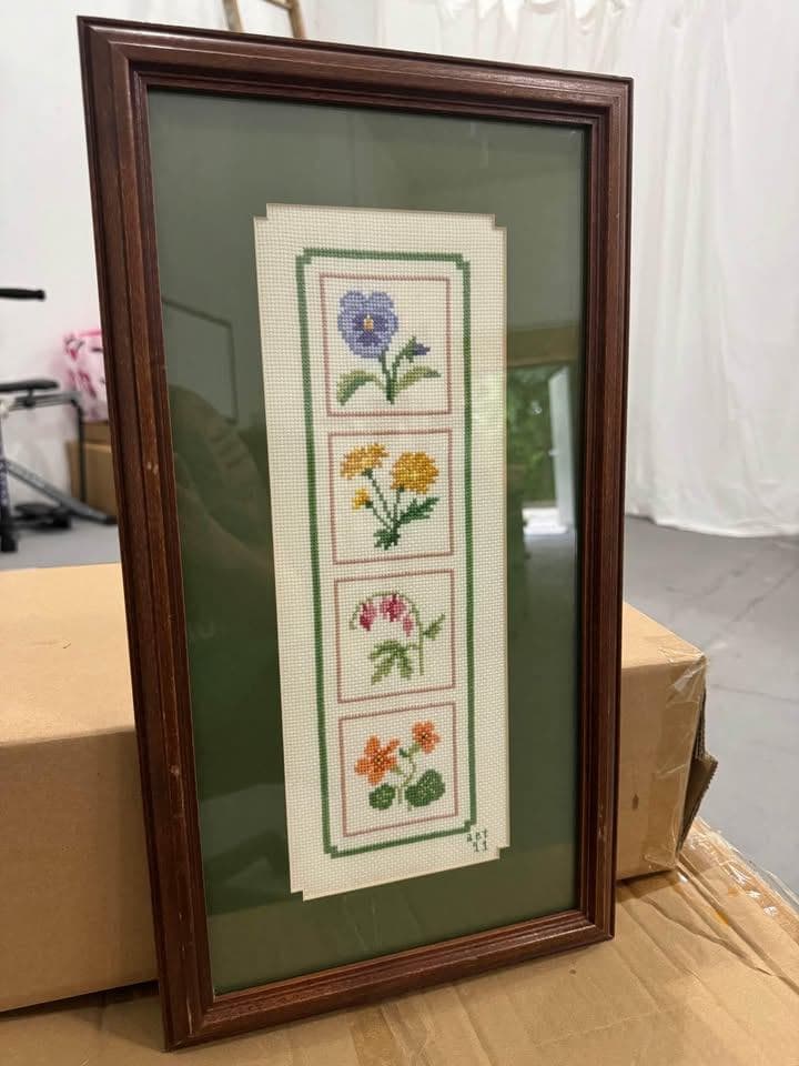 Spring Flowers Cross Stitch - Image 1