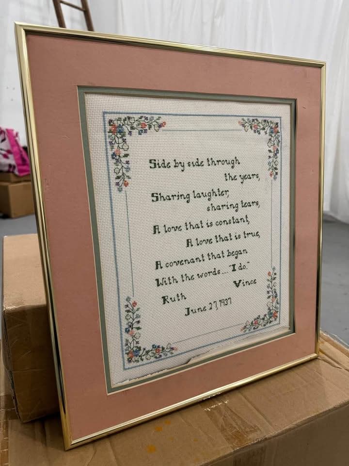 Ruth & VInce Cross Stitch - Thumbnail 3