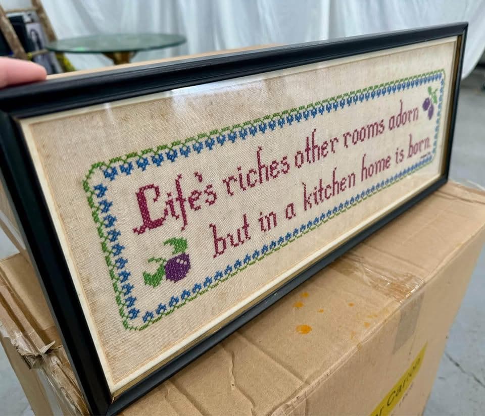 1972 Life's Riches Cross Stitch - Thumbnail 2