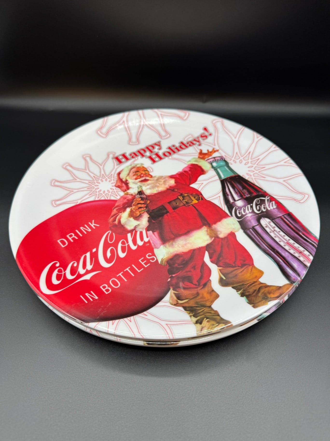Set of 4 Coca-Cola Holiday Plates - Thumbnail 4