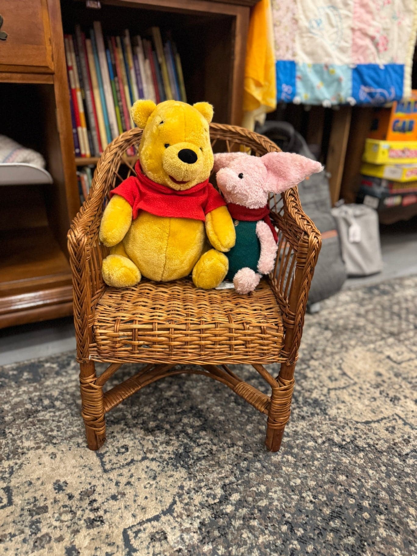 Children's Boho Wicker Chair - Image 1