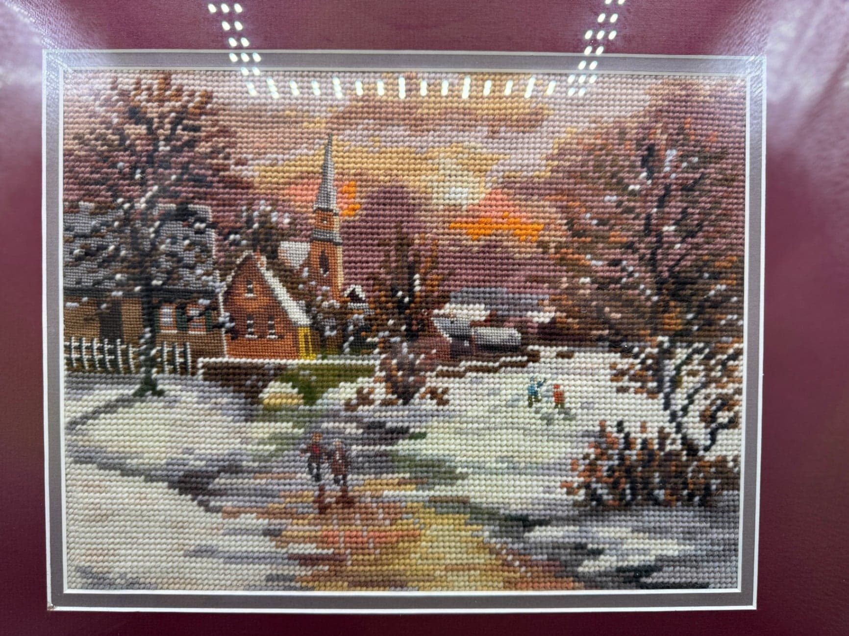 Winter Village Needlepoint - Thumbnail 4