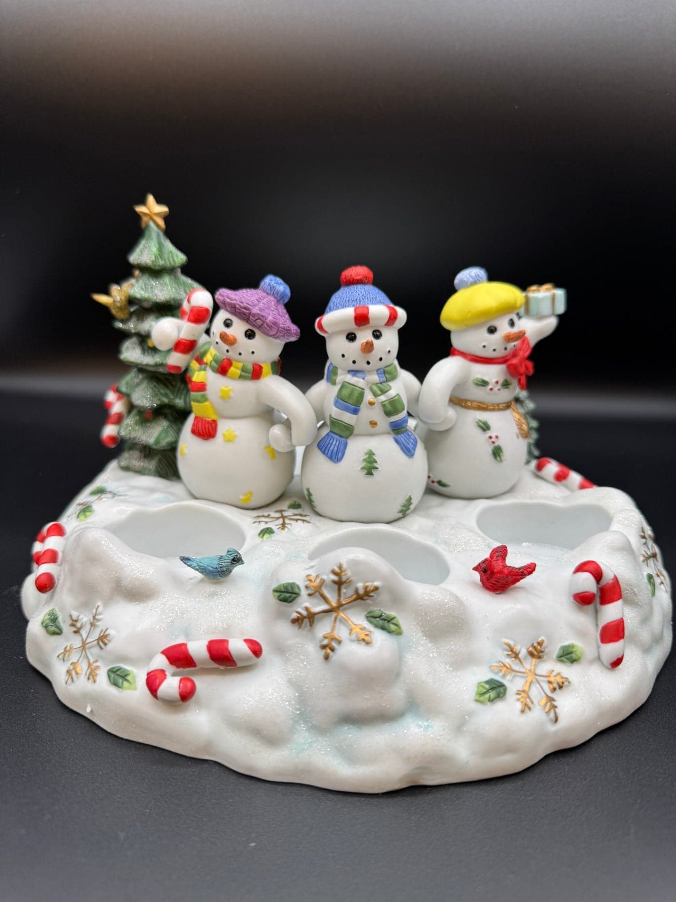 Partylite Snowman Candle Holder - Image 1