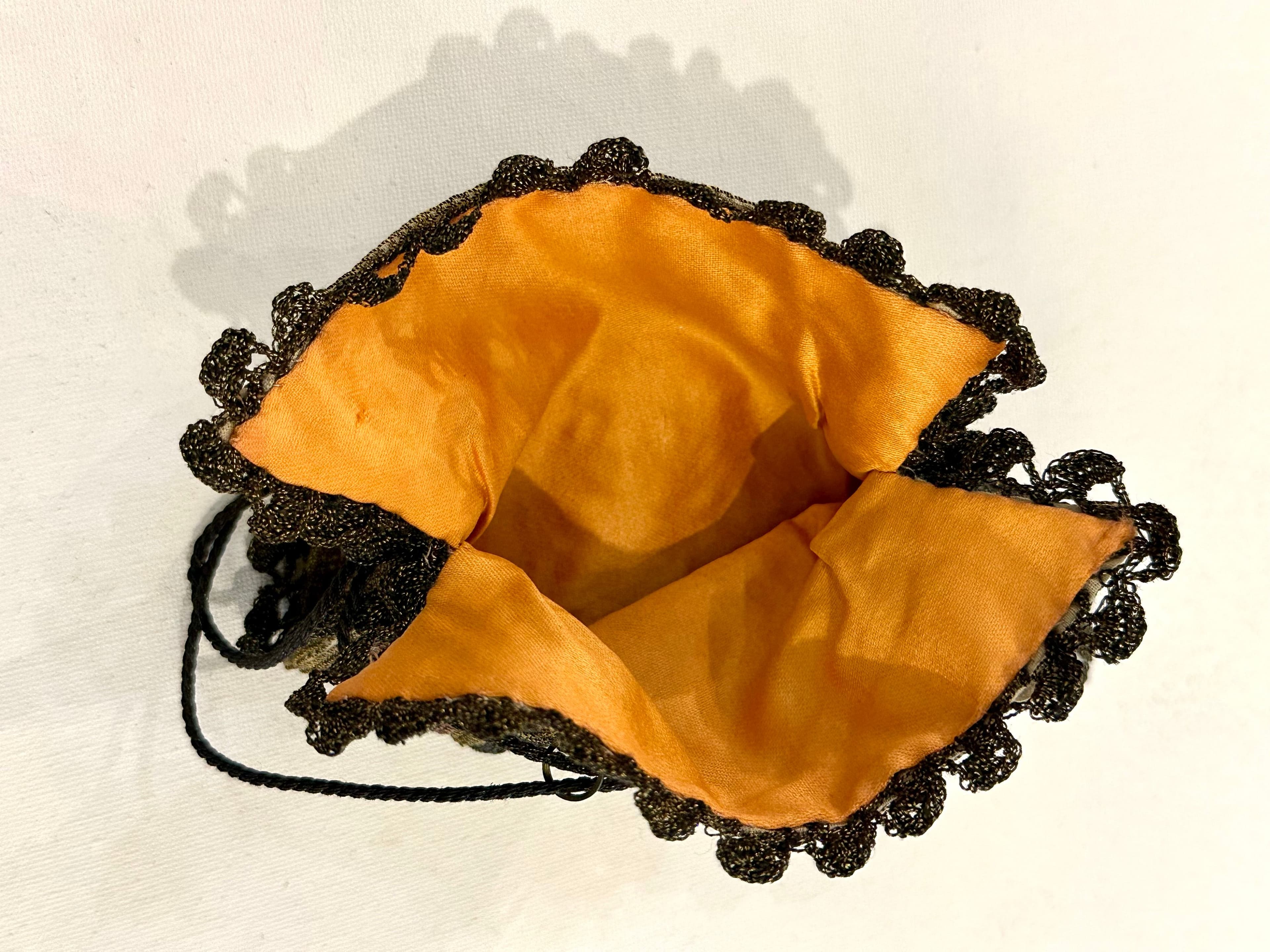 Antique 1920s Ottoman Turkish Crocheted Coin Purse - Thumbnail 2