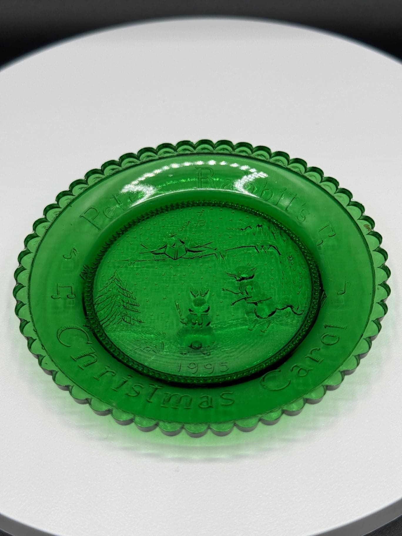 Vintage Glass Coasters Set - Thumbnail 2