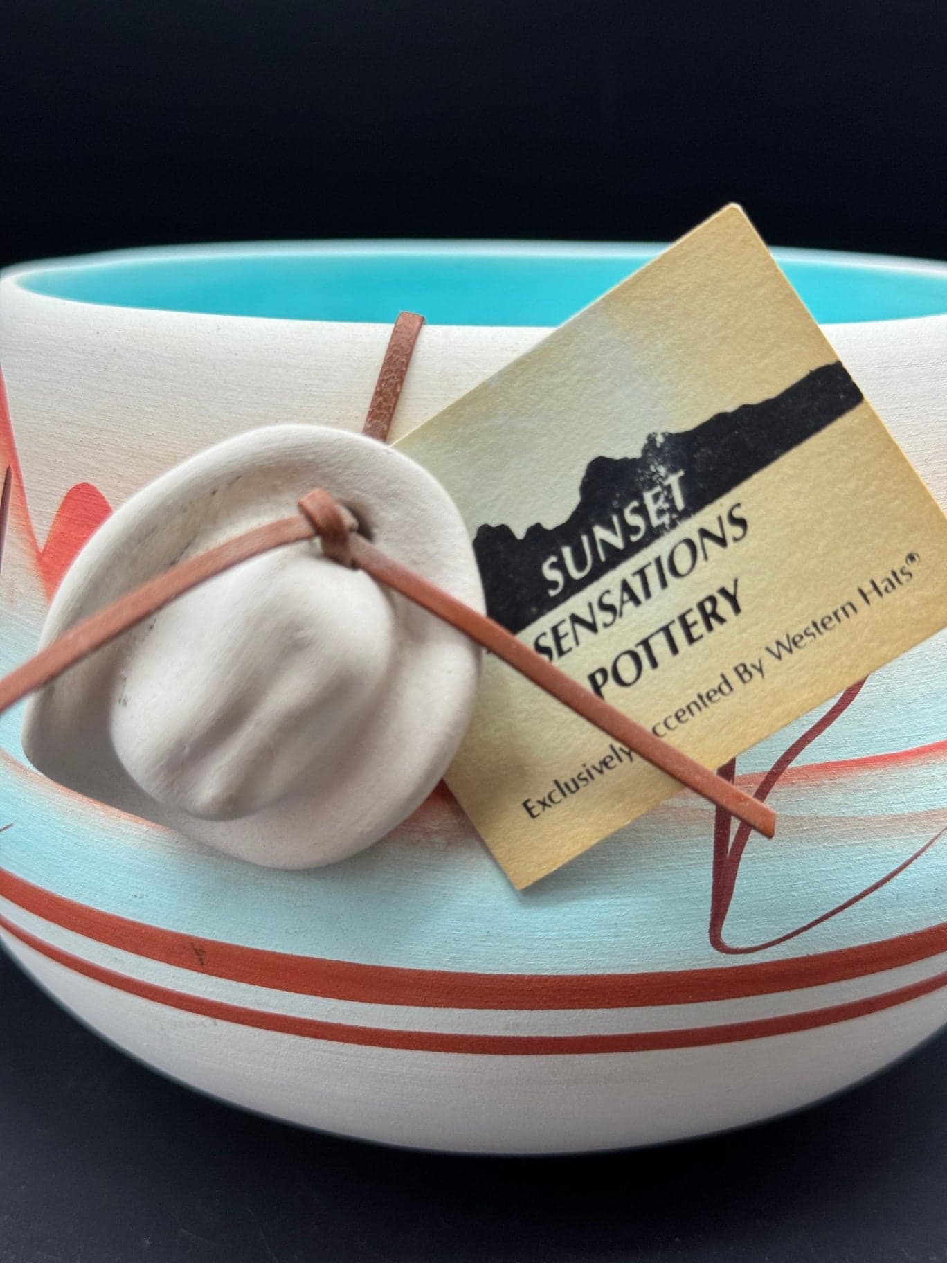 Sunset Sensations Pottery Bowl - Thumbnail 3