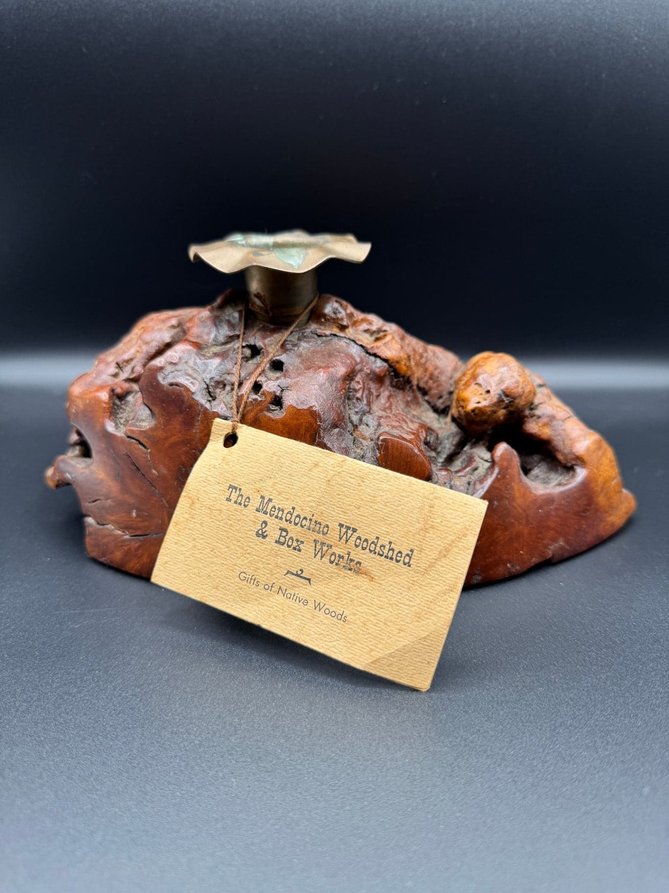 Mendocino Woodshed Candle Holder NWT - Image 1