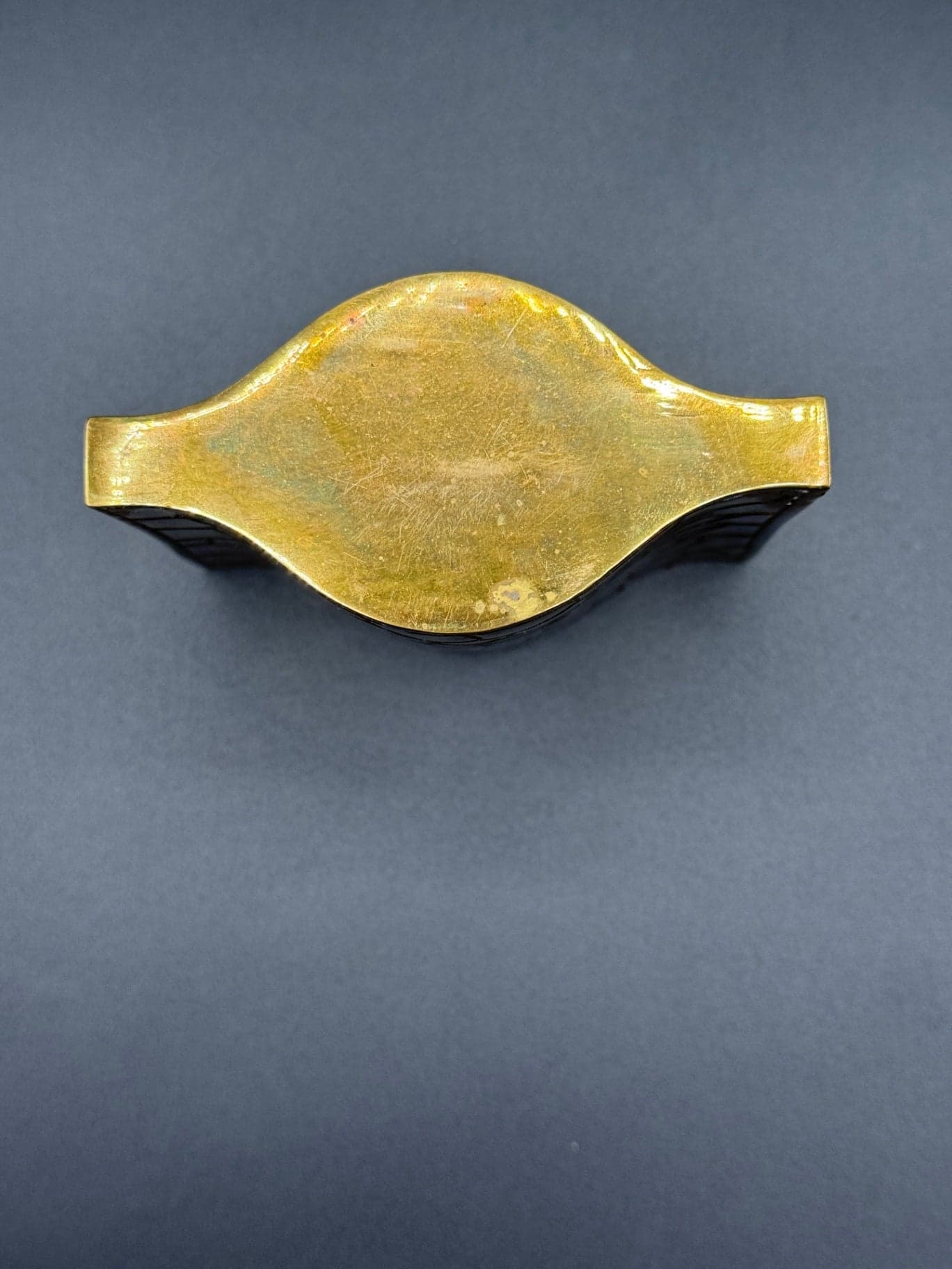 Giraffe Print Brass Bud Vase - Thumbnail 8